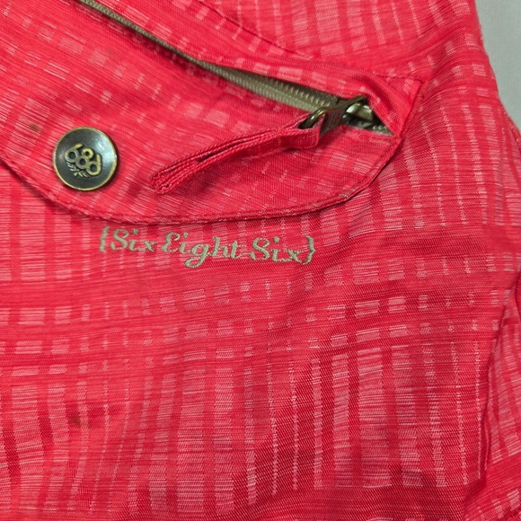 686 Reserved Luster Ski Snowboard Jacket Womens XS Pink Insulated Waterproof - Picture 4 of 16
